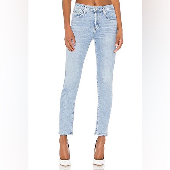 Agolde Toni Mid Rise new Straight in Daylight Jeans Sz 25 - Picture 1 of 13